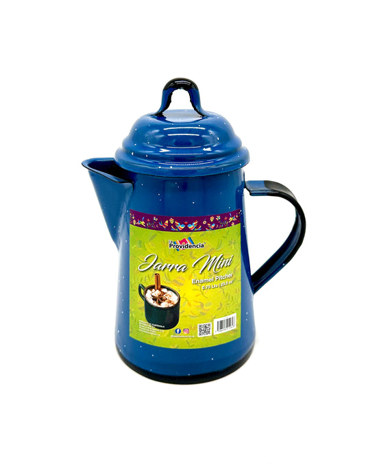 Cafetera de Peltre Azul / Enamel Coffee Pot Color Blue