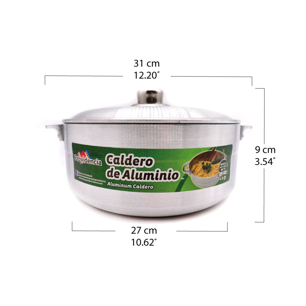 Caldero de Aluminio-3 medidas disponibles/Heavy Gauge Aluminum Rice Ca ...