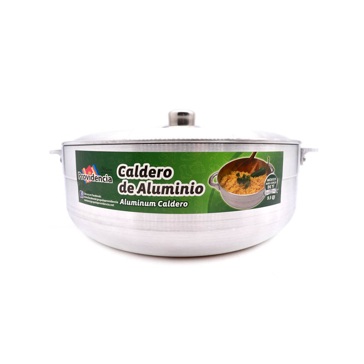 Caldero de Aluminio-3 medidas disponibles , Heavy Gauge Aluminum Rice  Caldero 3 sizes available