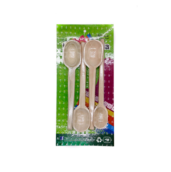 <strong>Cuchara Lima Mini 4 pk</strong> <br>Wooden Mini Spoon ideal for Guacamole and Salsa