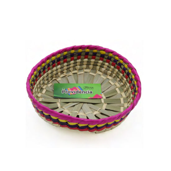 <strong>Tortillero Restaurantero de Colores Sin Tapa</strong> <br>Restaurant Style Palm Tortilla Keeper