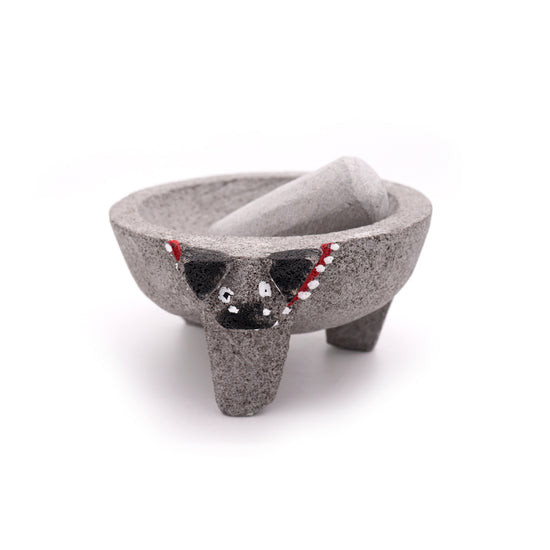 Autentico Molcajete Gris 5" |Authentic Molcajete Gray Stone 5"