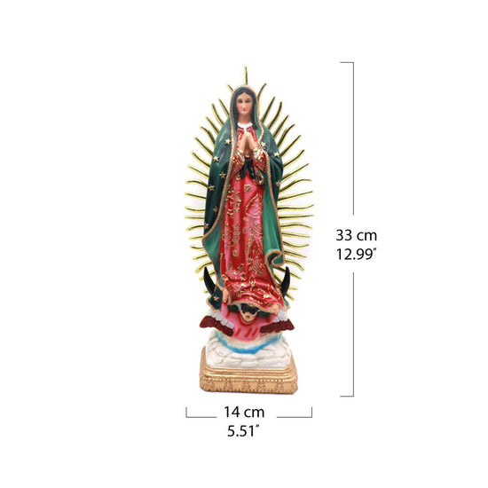 <strong>Virgen de Guadalupe Figura de Resina</strong><br> Lady of Guadalupe Resin Statue/Figure