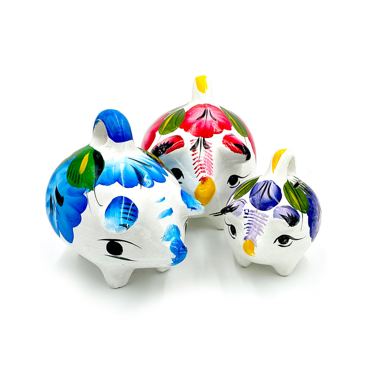 Alcancía Puerco Trradicional Mexicana/ Traditional Piggy Bank-3 sizes available
